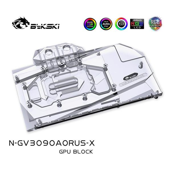 bykski water block use for gigbyte rtx3090 aorus 24g / rtx3080 master 10g gpu card full cover copper radiator rgb light fans & coolings
bykski water block use for gigbyte rtx3090 aorus 24g / rtx3080 master 10g gpu card full cover copper radiator rgb light fans & coolings