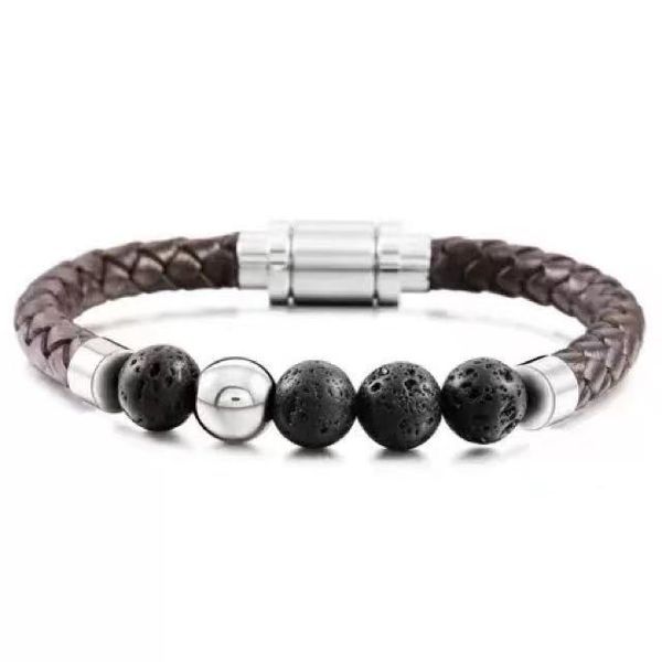charm bracelets men's natural energy stone bracelet coffee leather stainless steel 9 choices factory outlet, Golden;silver
charm bracelets men's natural energy stone bracelet coffee leather stainless steel 9 choices factory outlet, Golden;silver