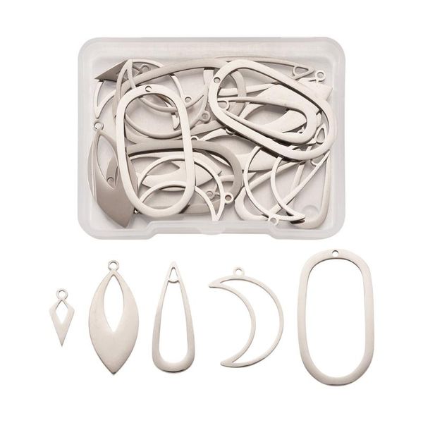 charms 20pcs/box 201 stainless steel geometry pendants open back bezel for diy earring necklace jewelry making accessories, Bronze;silver
charms 20pcs/box 201 stainless steel geometry pendants open back bezel for diy earring necklace jewelry making accessories, Bronze;silver