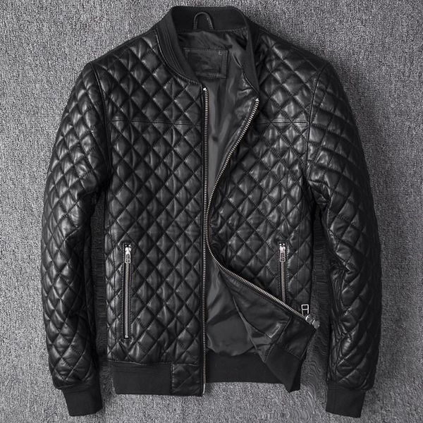 men's leather & faux 2021 spring autumn genuine jackets chic men stand collar biker s-4xl size b402, Black
men's leather & faux 2021 spring autumn genuine jackets chic men stand collar biker s-4xl size b402, Black