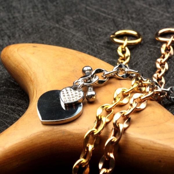 link, chain stainless steel love flashing diamond bracelet ladies party gift fashion rose gold simple jewelry accessories wholesale, Black
link, chain stainless steel love flashing diamond bracelet ladies party gift fashion rose gold simple jewelry accessories wholesale, Black