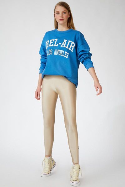 women's leggings women high waist glossy disco be00013, Black
women's leggings women high waist glossy disco be00013, Black