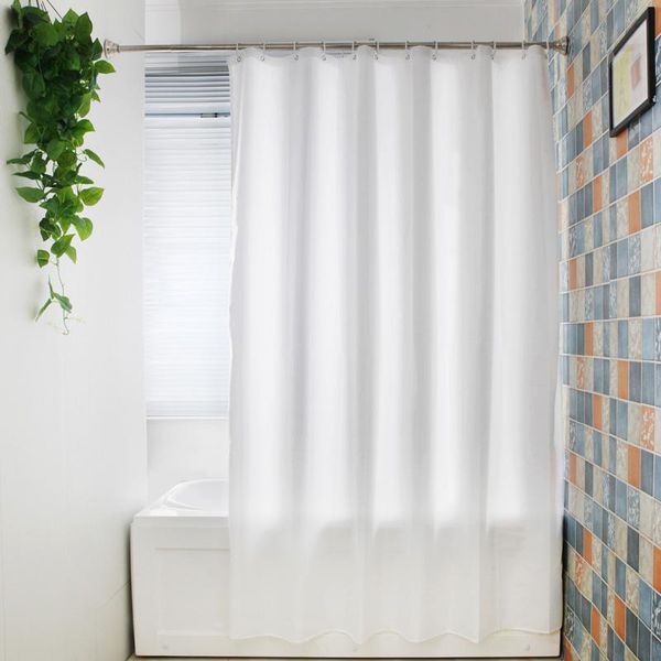 european style white shower curtain solid color polyester fabric thick waterproof bathroom partition home curtains
european style white shower curtain solid color polyester fabric thick waterproof bathroom partition home curtains