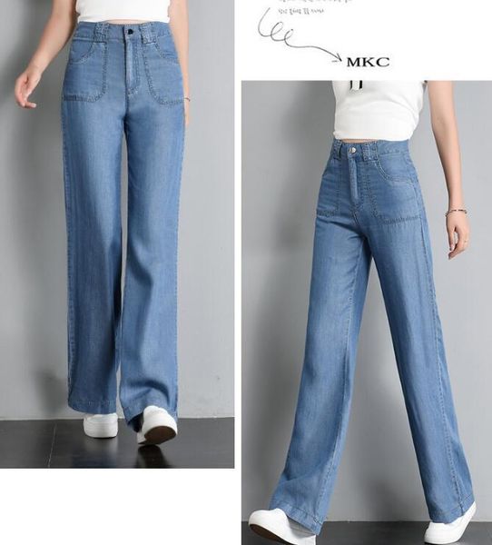 women's jeans vintage high waist for women wide leg flare moms denim pants brand korean baggy trousers summer autumn 2021, Blue
women's jeans vintage high waist for women wide leg flare moms denim pants brand korean baggy trousers summer autumn 2021, Blue