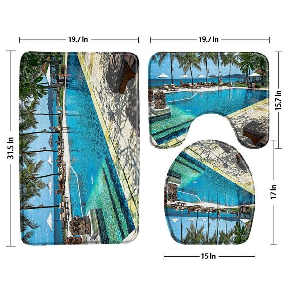 bath mats blue ocean pond mat scenery bathroom 3-piece set carpet u-shaped pad toilet seat cover water absorption rugs decor
bath mats blue ocean pond mat scenery bathroom 3-piece set carpet u-shaped pad toilet seat cover water absorption rugs decor