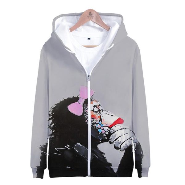men's hoodies & sweatshirts 3d printing gorilla zip hoodie fashion movie hooded zipper sweatshirt animal long sleeve top, Black
men's hoodies & sweatshirts 3d printing gorilla zip hoodie fashion movie hooded zipper sweatshirt animal long sleeve top, Black