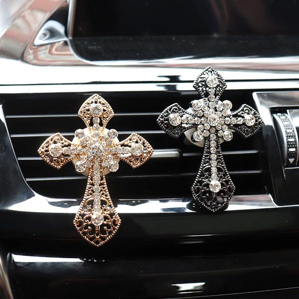 car air freshener accessories interior diamond cross jesus christian vent clip aroma smell flavoring in auto decoration
car air freshener accessories interior diamond cross jesus christian vent clip aroma smell flavoring in auto decoration