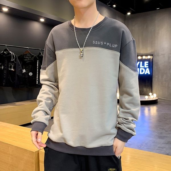 american street vintage round neck sweater men's and women's fashion brand hip hop loose bf lazy couple long sleeve top, Black
american street vintage round neck sweater men's and women's fashion brand hip hop loose bf lazy couple long sleeve top, Black