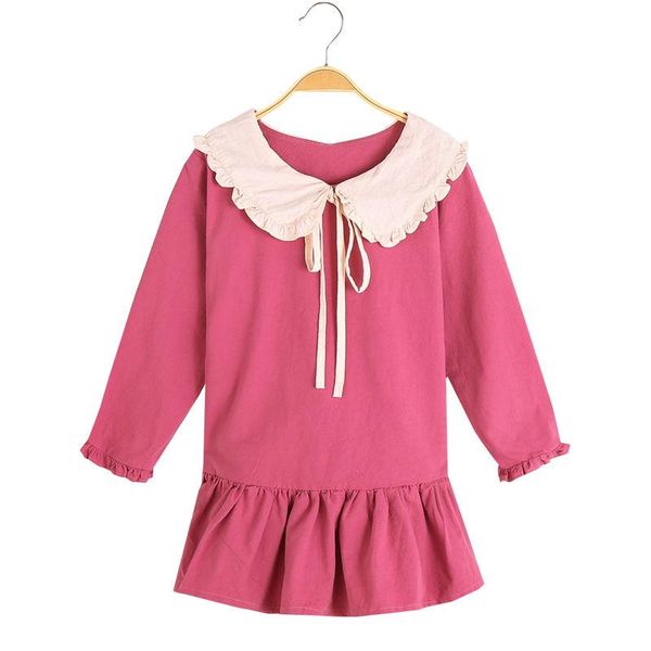 girl's dresses yourseason kids girls long sleeve dress spring autumn fashion children girl 2021 lovely doll collar for toddler baby, Red;yellow
girl's dresses yourseason kids girls long sleeve dress spring autumn fashion children girl 2021 lovely doll collar for toddler baby, Red;yellow
