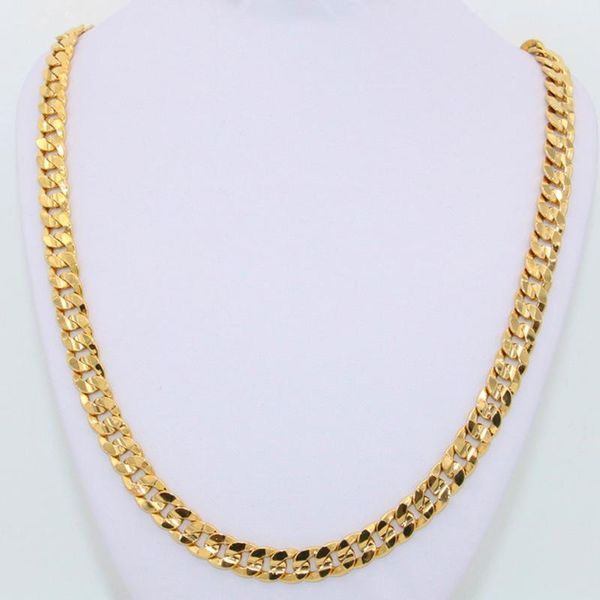 chains 9mm mens necklace 18k gold flat cut cuban link chain 24 inches long, Silver
chains 9mm mens necklace 18k gold flat cut cuban link chain 24 inches long, Silver