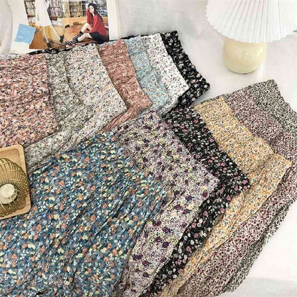 new summer fashion folds over the knee beach skirt sweet retro floral vintage skirt for womens korean midi pleated skirt women 210329, Black
new summer fashion folds over the knee beach skirt sweet retro floral vintage skirt for womens korean midi pleated skirt women 210329, Black