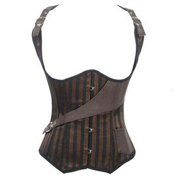 luxury women's shapers corset large striped vt court steel shoulder band corset, Black;white
luxury women's shapers corset large striped vt court steel shoulder band corset, Black;white