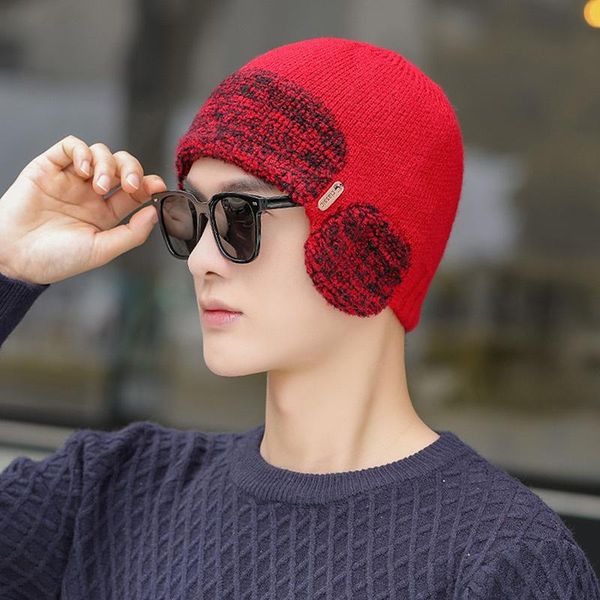 berets men's caps winter keep ear warm beanies male knitted hat for outdoor solid color fashion, Blue;gray
berets men's caps winter keep ear warm beanies male knitted hat for outdoor solid color fashion, Blue;gray
