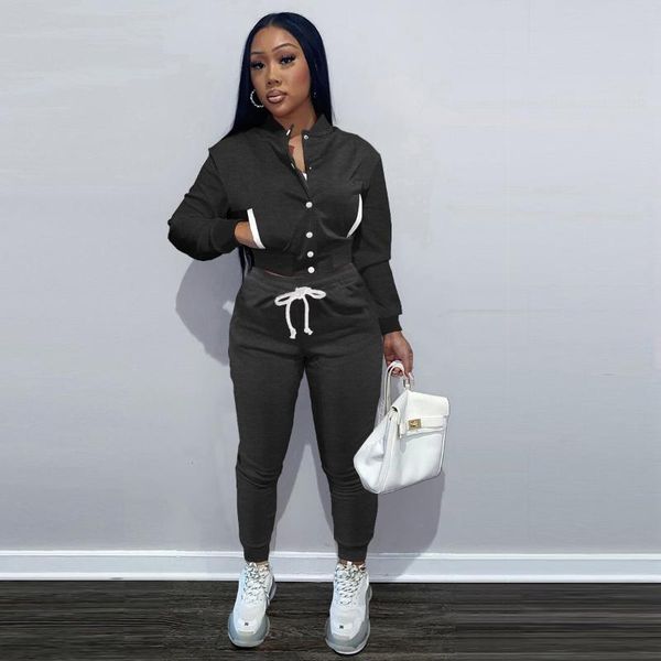 women's two piece pants 2021 quality fashion design 2pcs women set spring autumn solid stand collar single breasted pencil drawstring c, White
women's two piece pants 2021 quality fashion design 2pcs women set spring autumn solid stand collar single breasted pencil drawstring c, White
