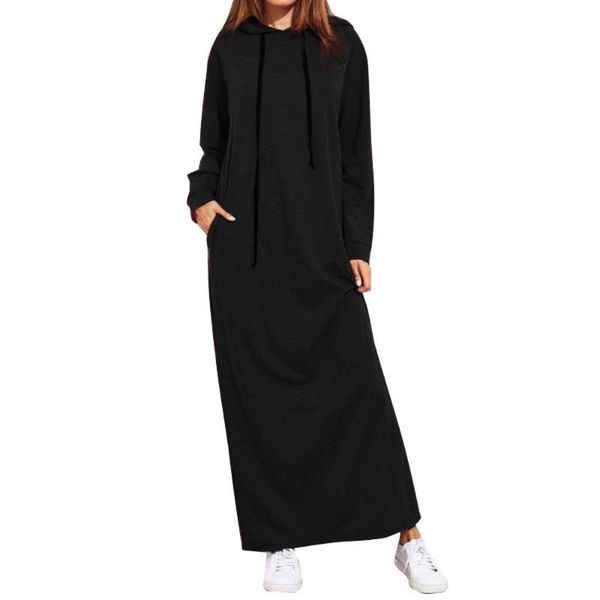 casual dresses women maxi dress long sleeve hooded ladies hoodies #40, Black;gray
casual dresses women maxi dress long sleeve hooded ladies hoodies #40, Black;gray
