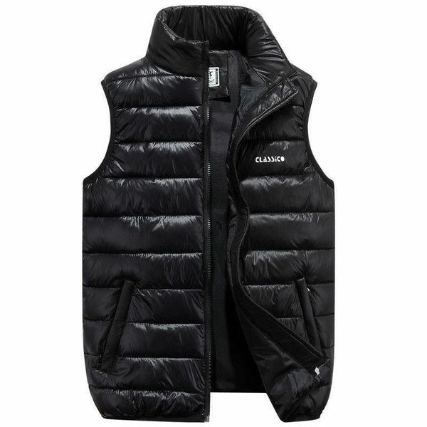 men's vests winter warm mens down cotton padded sleeveless jacket vest waistcoat parka men zip up -3xl, Black;white
men's vests winter warm mens down cotton padded sleeveless jacket vest waistcoat parka men zip up -3xl, Black;white