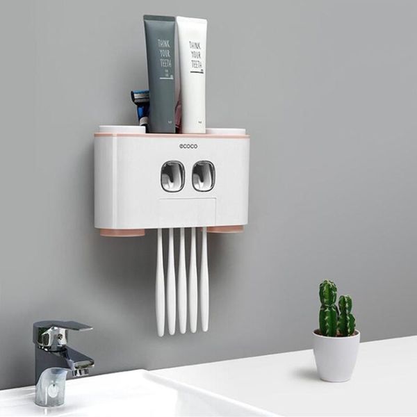 toothbrush cup storage rack bathroom automatic toothpaste dispenser squeezer pendant wall-mounted bath accessory set
toothbrush cup storage rack bathroom automatic toothpaste dispenser squeezer pendant wall-mounted bath accessory set