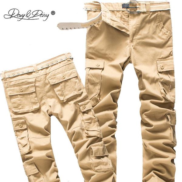 men brand cargo pants casual solid trousers plus size cotton streetwear male multi-pocket military loose 010 men's, Black
men brand cargo pants casual solid trousers plus size cotton streetwear male multi-pocket military loose 010 men's, Black