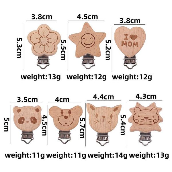 pacifiers# xcqgh cute cartoon beech wood pacifier clips love heart star flower clip for diy baby products toy 3pcs
pacifiers# xcqgh cute cartoon beech wood pacifier clips love heart star flower clip for diy baby products toy 3pcs