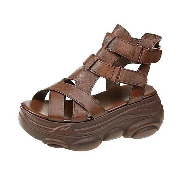 sandals 2021 fish mouth soft pu leather and cowhide summer roman shoes women platform heighten shoe wedges, Black
sandals 2021 fish mouth soft pu leather and cowhide summer roman shoes women platform heighten shoe wedges, Black