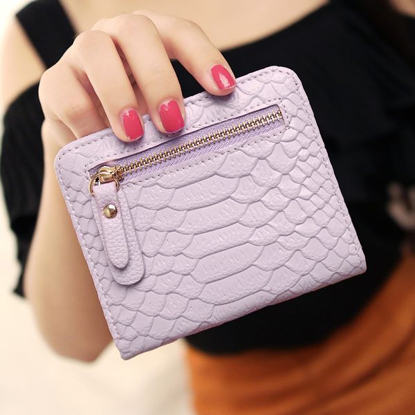 new korean version of the snake pattern female pu leather wallet short ultra thin mini simple buckle small wallet pures card holder, Red;black
new korean version of the snake pattern female pu leather wallet short ultra thin mini simple buckle small wallet pures card holder, Red;black