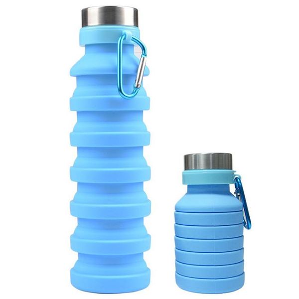 large capacity 550ml outdoor sports bottle mountaineering travel portable silicone folding cup blue water
large capacity 550ml outdoor sports bottle mountaineering travel portable silicone folding cup blue water
