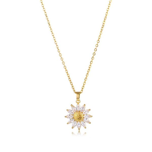 chokers sunflower titanium steel clavicle chain zircon choker necklace for women party fashion necklaces trendy elegant chunky jewelry, Golden;silver
chokers sunflower titanium steel clavicle chain zircon choker necklace for women party fashion necklaces trendy elegant chunky jewelry, Golden;silver
