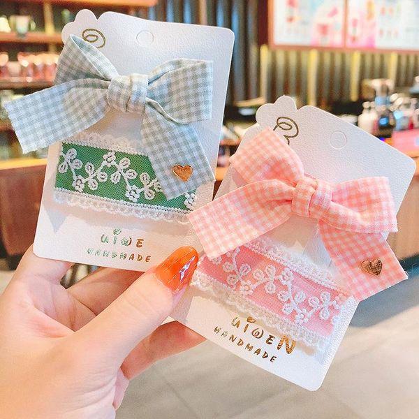 2pcs plaids hair bows for girls embroidered lace bb clips set heart decor bowknot hairpin kids grips headwear accessories, Slivery;white
2pcs plaids hair bows for girls embroidered lace bb clips set heart decor bowknot hairpin kids grips headwear accessories, Slivery;white