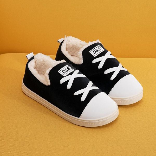women/men winter cotton slipper cute indoor couple sneakers ladies/male house floor warm shoes big size casual flip flops slippers, Black
women/men winter cotton slipper cute indoor couple sneakers ladies/male house floor warm shoes big size casual flip flops slippers, Black