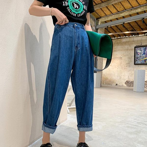 women's jeans ailegogo streetwear high waist women fashion girls wide leg pants trousers female denim femme bagge mom, Blue
women's jeans ailegogo streetwear high waist women fashion girls wide leg pants trousers female denim femme bagge mom, Blue