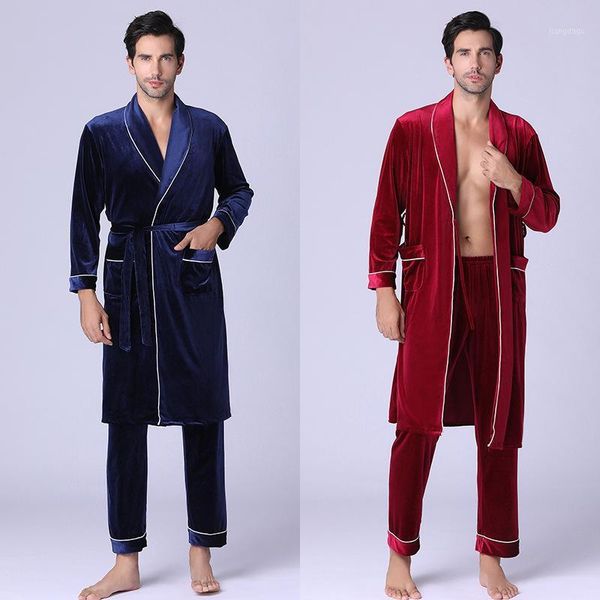 men's sleepwear pleuche pajamas r nightgown trousers leisure set two piece suit sleeping suits for men pijama, Black;brown
men's sleepwear pleuche pajamas r nightgown trousers leisure set two piece suit sleeping suits for men pijama, Black;brown