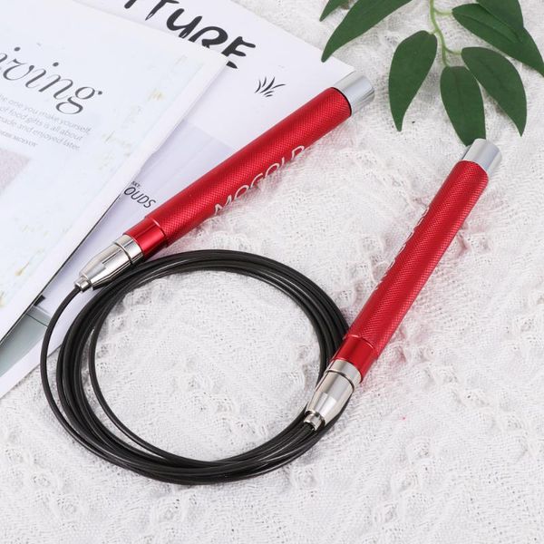 jump ropes 1pc fitness self-locking handle skipping rope metal wire sports accessory for training contest exercise (red)
jump ropes 1pc fitness self-locking handle skipping rope metal wire sports accessory for training contest exercise (red)