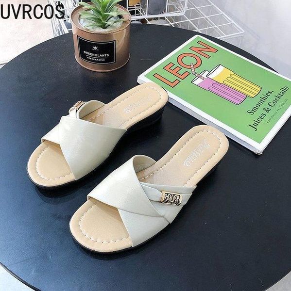 casual women's slippers solid color simple vamp metal decoration trend all-match outer wear wedge women 2021, Black
casual women's slippers solid color simple vamp metal decoration trend all-match outer wear wedge women 2021, Black