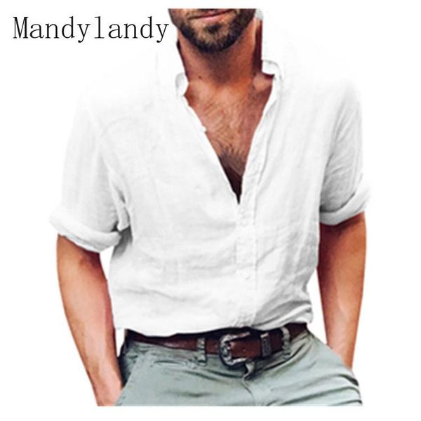 men's casual shirts mandylandy shirt summer long sleeve slim-fit cardigan solid color single-breasted turn-down collar, White;black
men's casual shirts mandylandy shirt summer long sleeve slim-fit cardigan solid color single-breasted turn-down collar, White;black