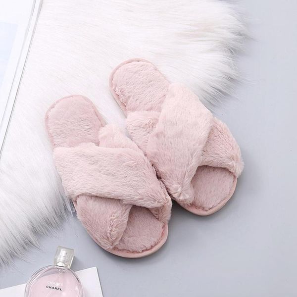 women fluffy winter sandal cross plush open toe soft flat shoes warm faux fur slipper home female plus size slippers, Black
women fluffy winter sandal cross plush open toe soft flat shoes warm faux fur slipper home female plus size slippers, Black