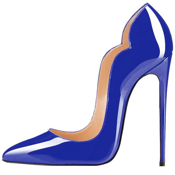 dress shoes fashion women pumps blue pointed toe party high heels stilettos patent leather wedding woman quality, Black
dress shoes fashion women pumps blue pointed toe party high heels stilettos patent leather wedding woman quality, Black