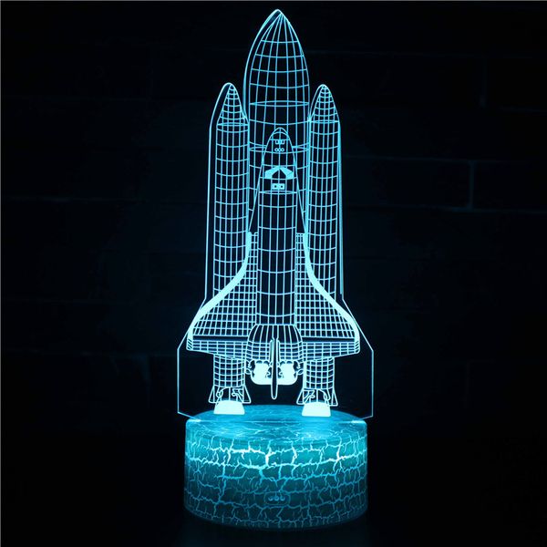 creative rocket 3d night light lamp colorful touch led visual fixtures new special gift remote switch black base
creative rocket 3d night light lamp colorful touch led visual fixtures new special gift remote switch black base