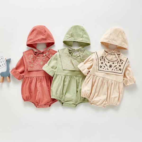 rompers spring baby girl bodysuit embroidery collar long sleeves jumpsuit with cap born sweet style kids clothes e01 igab, Blue
rompers spring baby girl bodysuit embroidery collar long sleeves jumpsuit with cap born sweet style kids clothes e01 igab, Blue