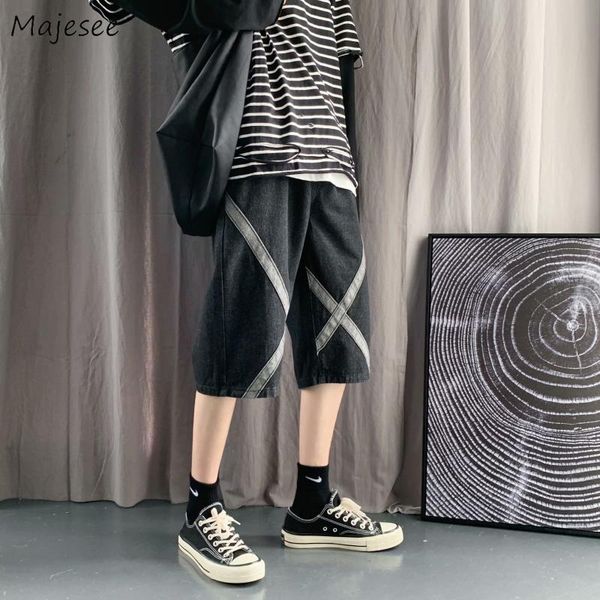 men shorts denim plus size 3xl loose chic summer all-match baggy short harajuku ulzzang oversize high street printed retro men's, White;black
men shorts denim plus size 3xl loose chic summer all-match baggy short harajuku ulzzang oversize high street printed retro men's, White;black