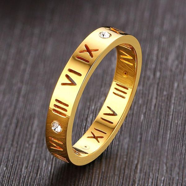 cluster rings fashion jewelry elegant temperament of hollow out lucky roman numerals gold color stainless steel ring, Golden;silver
cluster rings fashion jewelry elegant temperament of hollow out lucky roman numerals gold color stainless steel ring, Golden;silver