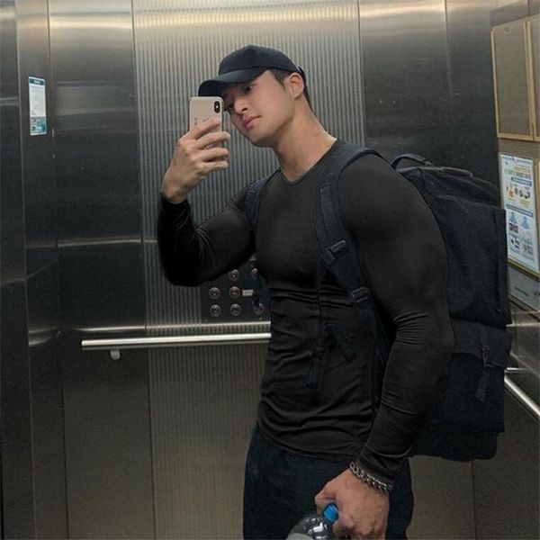 men's t-shirts men compression skinny long sleeves t shirt gym fitness bodybuilding super-elastic shirts male jogger workout sportswear, White;black
men's t-shirts men compression skinny long sleeves t shirt gym fitness bodybuilding super-elastic shirts male jogger workout sportswear, White;black