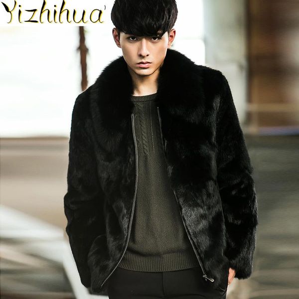 men's leather & faux azazel genuine jacket men clothing real fur coat winter mens clothes 200% sheepskin jackets hommes veste lxr424, Black
men's leather & faux azazel genuine jacket men clothing real fur coat winter mens clothes 200% sheepskin jackets hommes veste lxr424, Black
