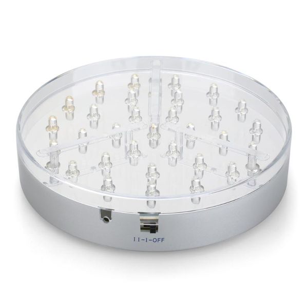strings 100pcs/ lot silver base 6inch super bright 31led white color led under vase light for wedding centerpiece decoration
strings 100pcs/ lot silver base 6inch super bright 31led white color led under vase light for wedding centerpiece decoration