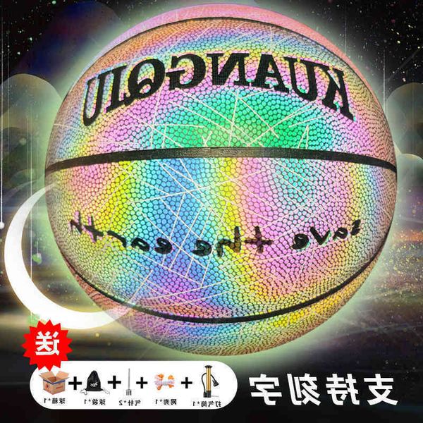 luminous reflective basketball gossip ball wear-resistant no. 7 fluorescent luminous indoor and outdoor anti-skid
luminous reflective basketball gossip ball wear-resistant no. 7 fluorescent luminous indoor and outdoor anti-skid