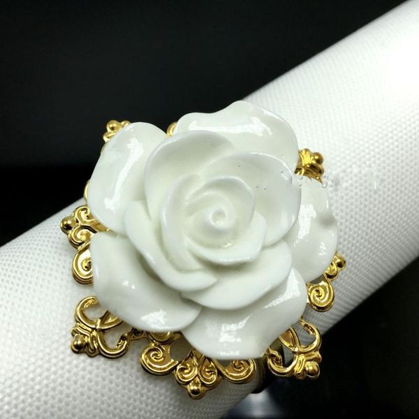 napkin rings elegant white rose flower gold color hoops romantic nice looking el wedding banquet table decoration
napkin rings elegant white rose flower gold color hoops romantic nice looking el wedding banquet table decoration