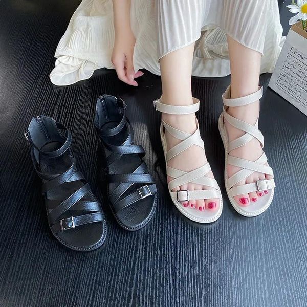 sandals gladiator platform summer women harajuku gothic buckle strap black white leather shoes rome outdoor beach open toe flats
sandals gladiator platform summer women harajuku gothic buckle strap black white leather shoes rome outdoor beach open toe flats