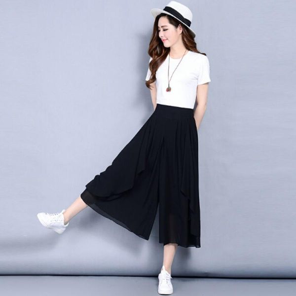 woman pants casual loose wide leg vintage elastic waist solid long femme pantalon plus size mujer pantalones women's & capris, Black;white
woman pants casual loose wide leg vintage elastic waist solid long femme pantalon plus size mujer pantalones women's & capris, Black;white