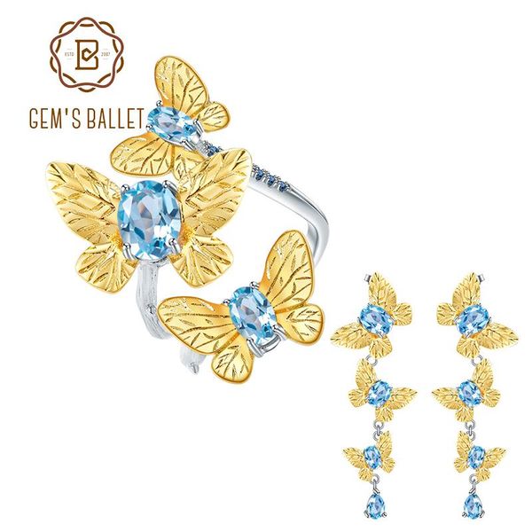 gem's ballet butterfly floral natural blue z ring earrings pendant set 925 sterling silver handmade women jewelry bracelet, & necklace, Black
gem's ballet butterfly floral natural blue z ring earrings pendant set 925 sterling silver handmade women jewelry bracelet, & necklace, Black