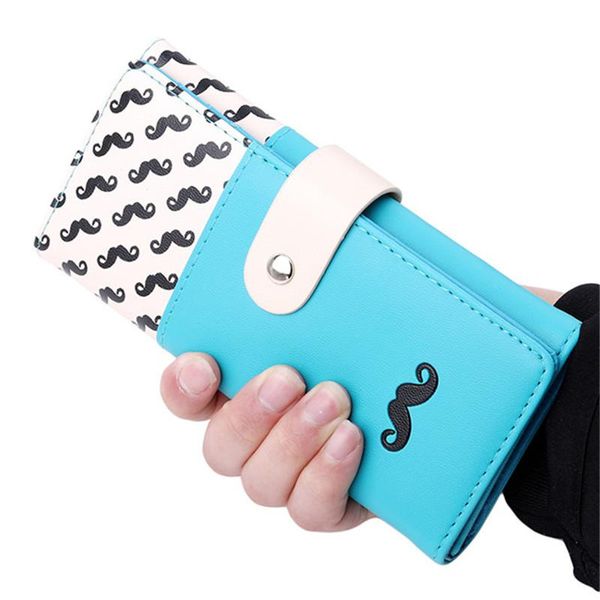 wallets fashion cute long wallet women pu leather cartoon beard buckle lady clutch 7 colors card holder female coin purse, Red;black
wallets fashion cute long wallet women pu leather cartoon beard buckle lady clutch 7 colors card holder female coin purse, Red;black