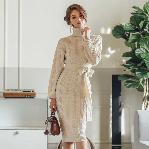 spring women sweater dresses winter long s knitted warm turtleneck twisted thickening slim pullover 210601, Black;gray
spring women sweater dresses winter long s knitted warm turtleneck twisted thickening slim pullover 210601, Black;gray